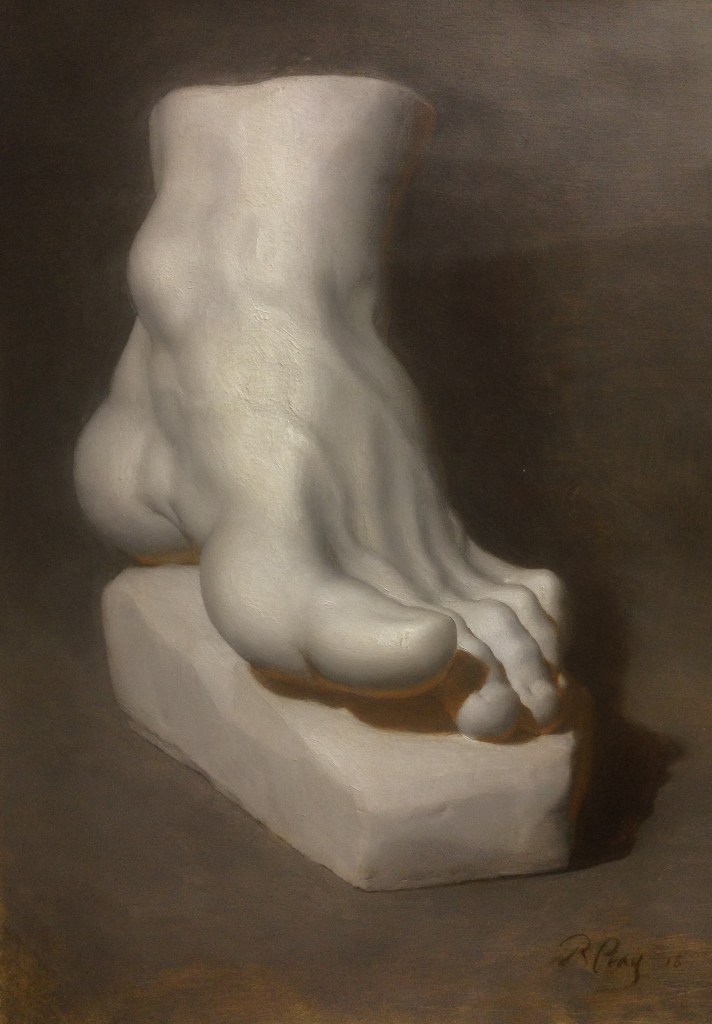 Peay - Cast Painting_Foot of Hercules