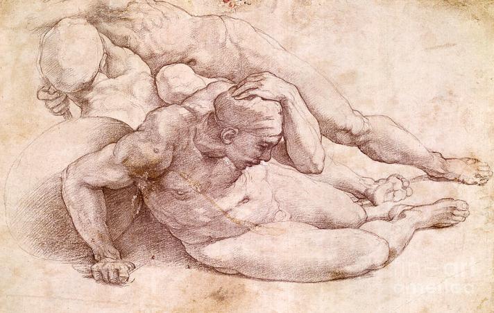 1-study-of-three-male-figures-michelangelo